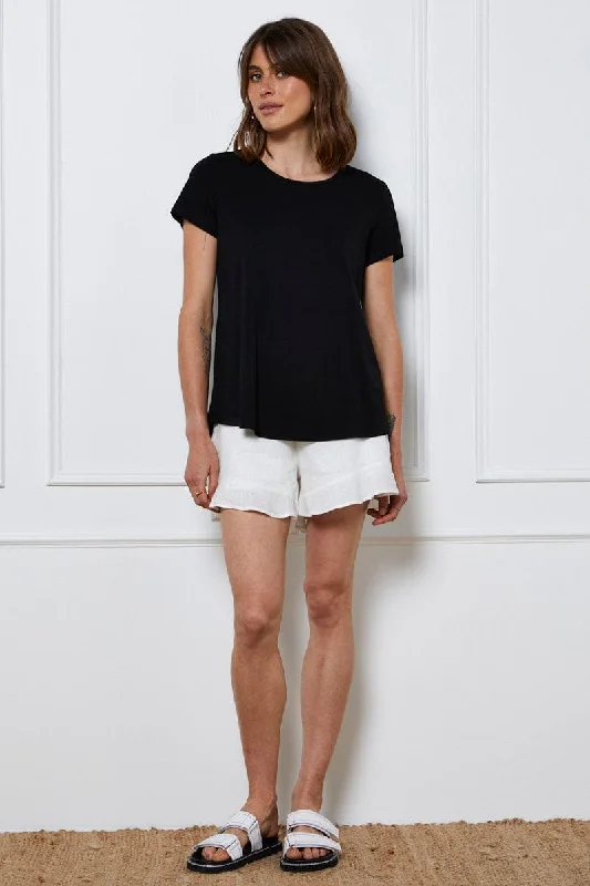 Black T Shirt Short Sleeve