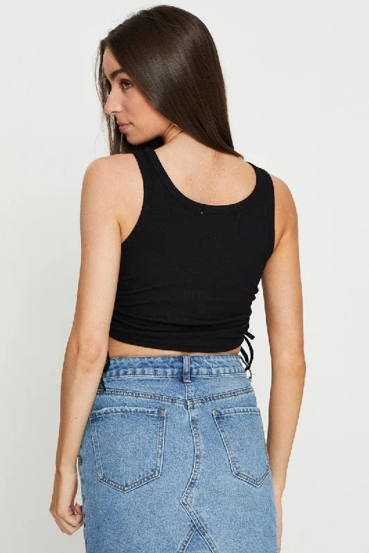 Black Crop Top