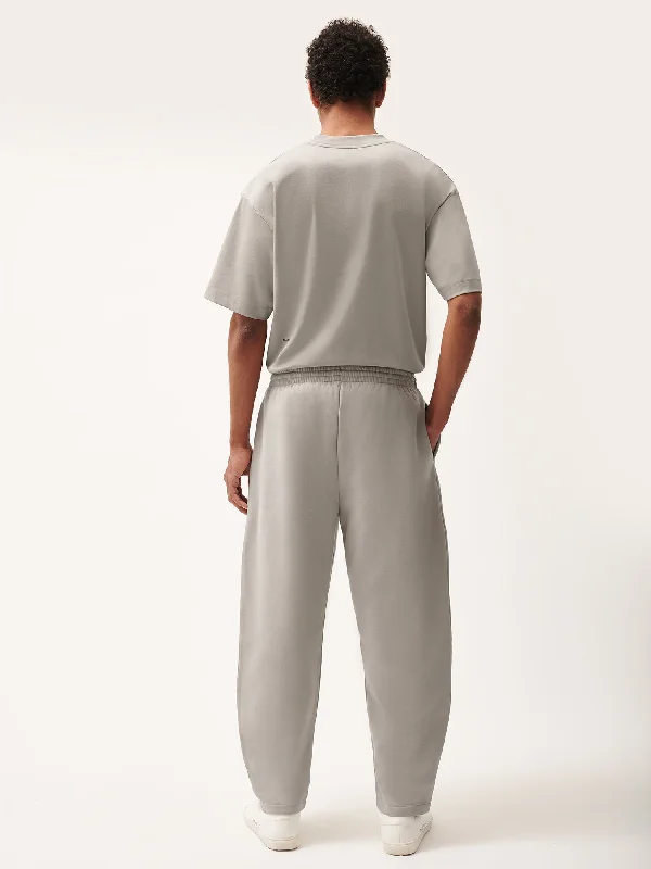 DNA Barrel-Leg Track Pants—stone