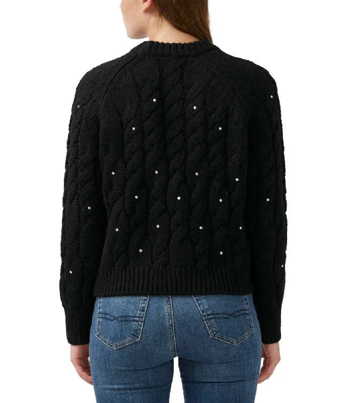 Magari LS Crewneck Cable Sweater