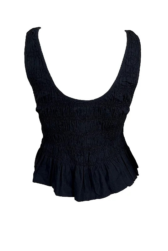 Smocked Ruffle Tank