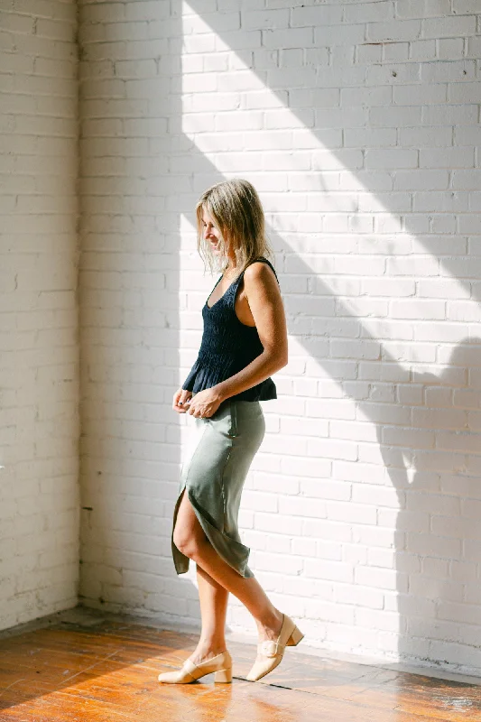 Smocked Ruffle Tank