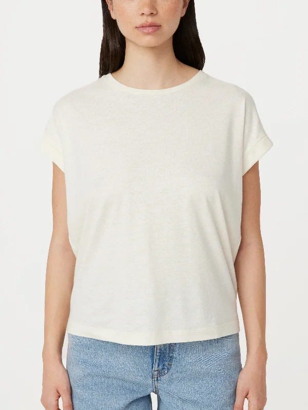 The Hemp Relaxed T-Shirt in Off White