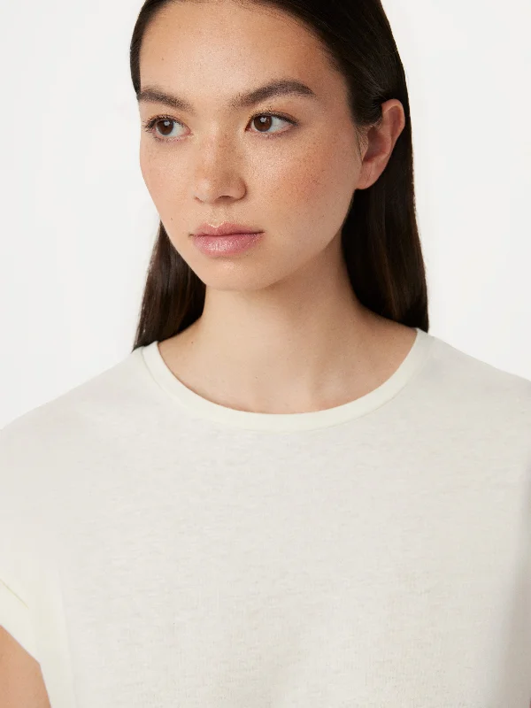 The Hemp Relaxed T-Shirt in Off White