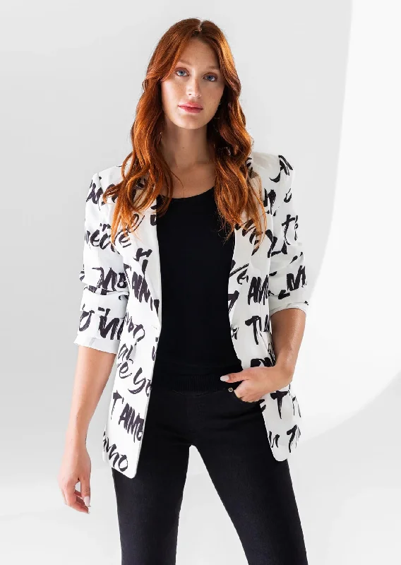 4391 Eleanor Printed Jacket Blz