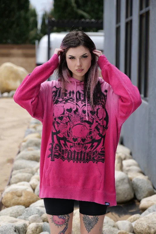 Purgatory Washed Hoodie Pink