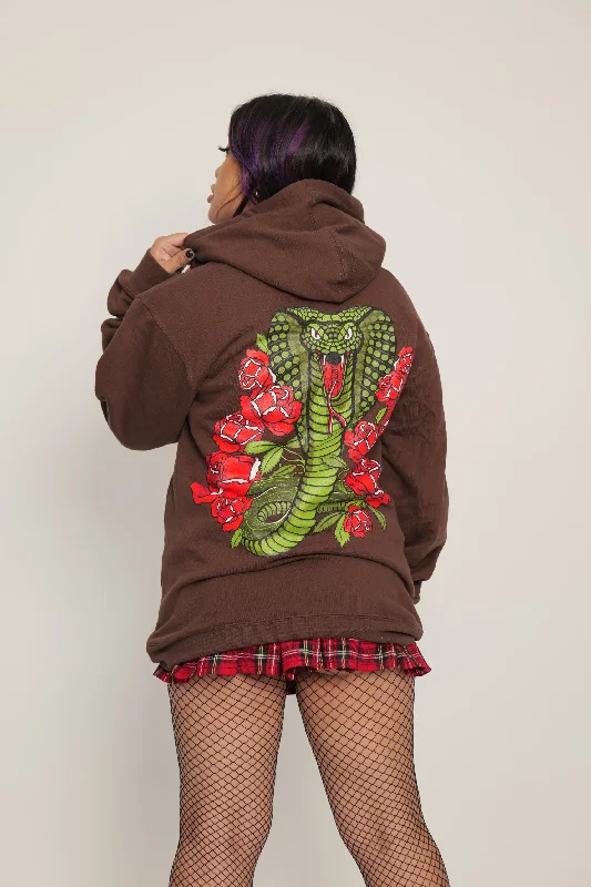 Venomous Hoodie Brown