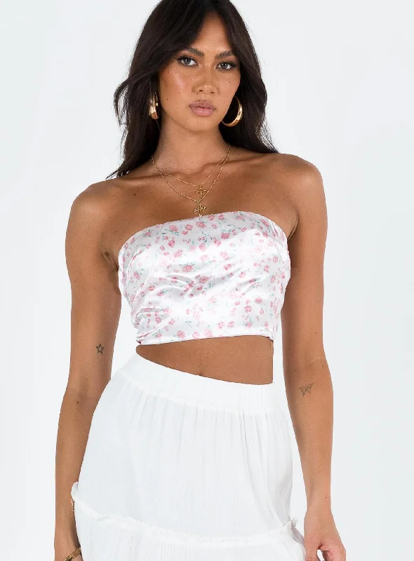 Barnsley Strapless Top Multi