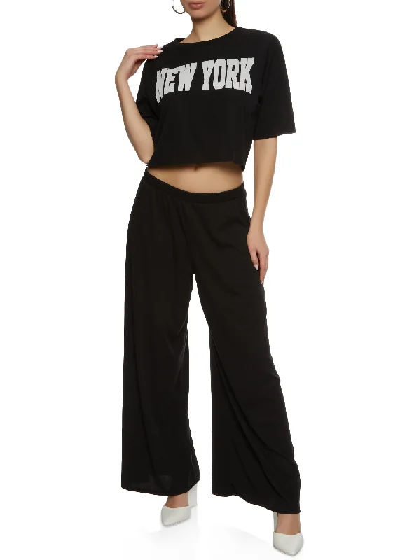 New York Boxy Crop Top