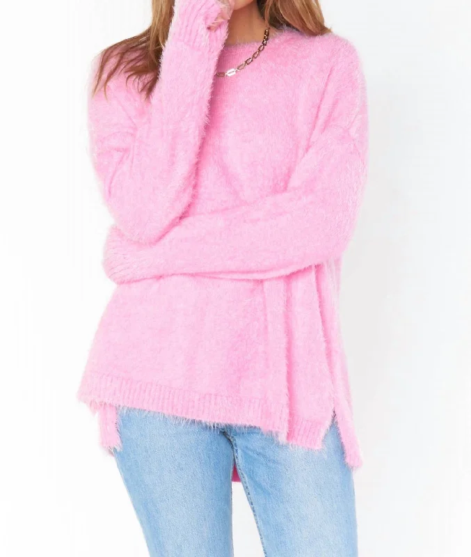 Bonfire Sweater In Pink