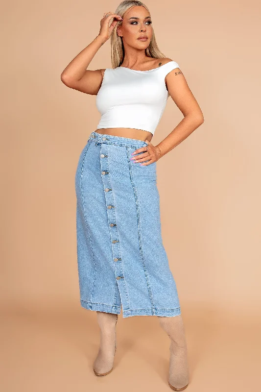 Danica White Crop Top