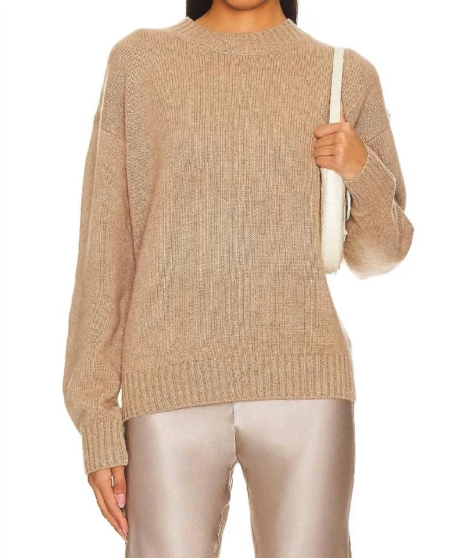 Easy Crew Sweater In Beige