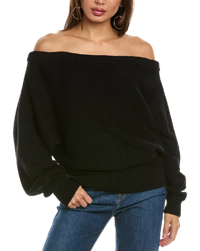 Helmut Lang Ruched Dolman Sweater