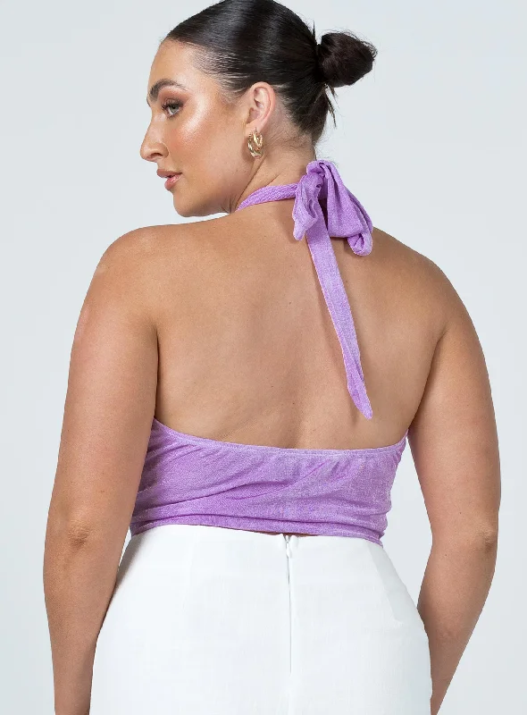 Monroe Top Purple