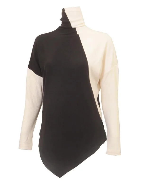 Qew Mock-Neck Dolman Top