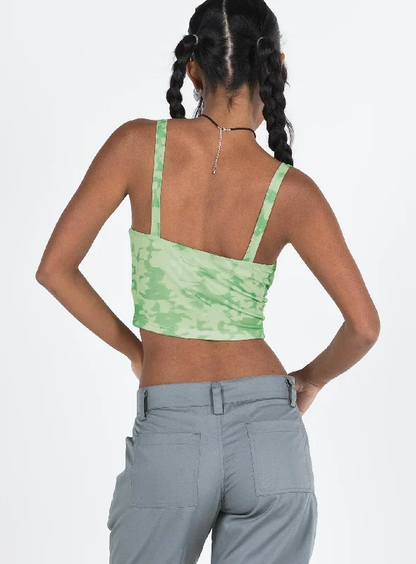 Summer Nights Top Green