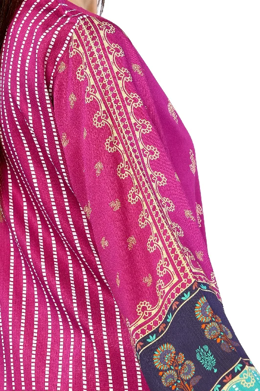 Pink Printed Kurti