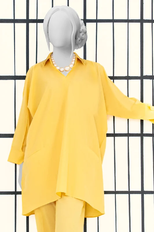 Yellow Stylised Kurti