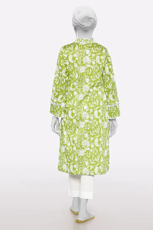 Light Green Printed Kurti