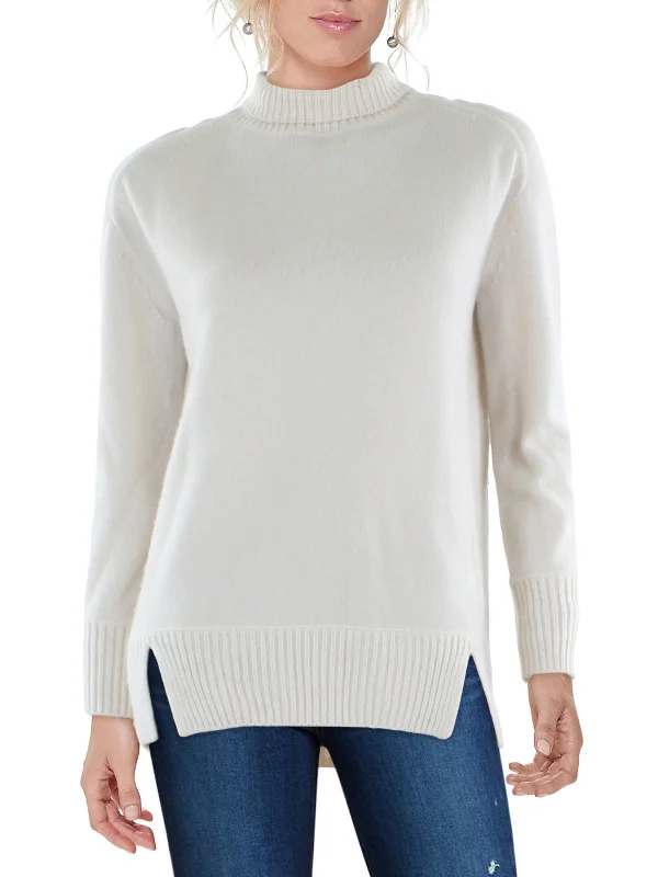 Womens Cashmere Pullover Turtleneck Sweater