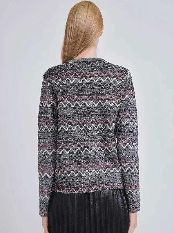 Yal Missoni Zigzag Metallic Sweater