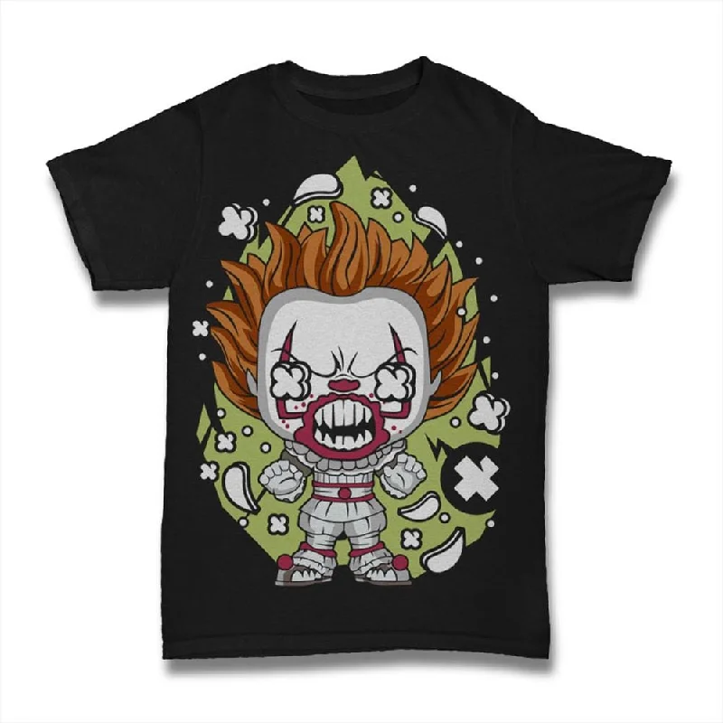 ULTRABASIC Men's T-Shirt Scary Dancing Clown - Adult Halloween Movie Shirt