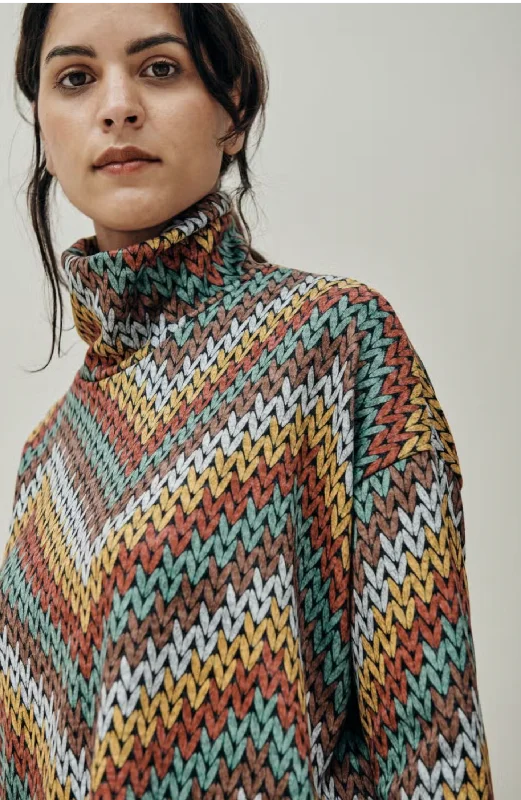 Herringbone Multicolor Sweater