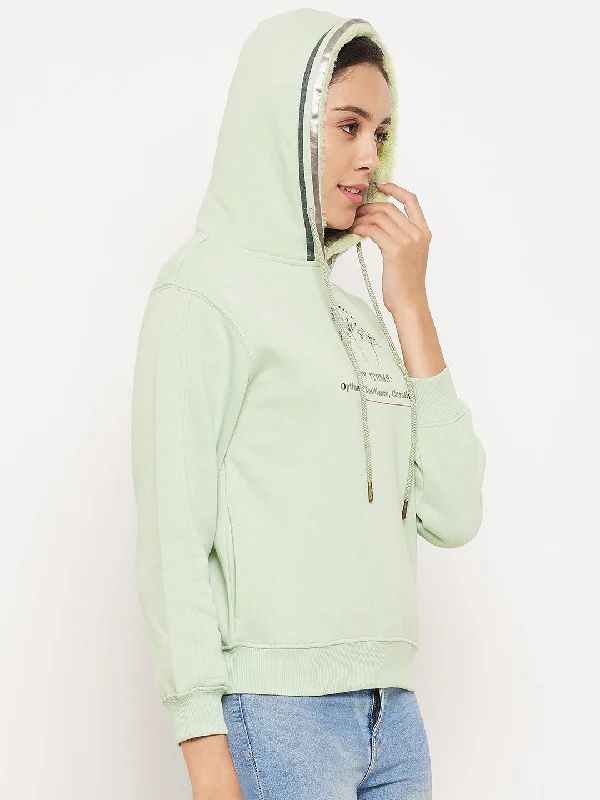 Madame  Green Sweatshirt