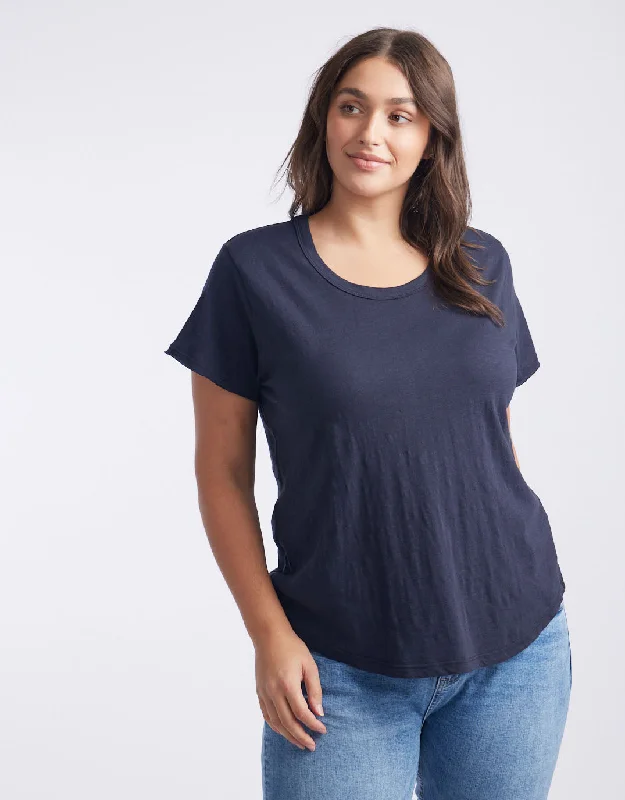 Original Round Neck T-Shirt - Navy