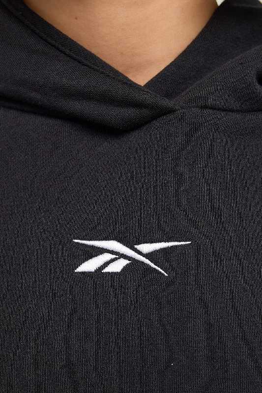 Reebok Lux Oversized Hoodie Black