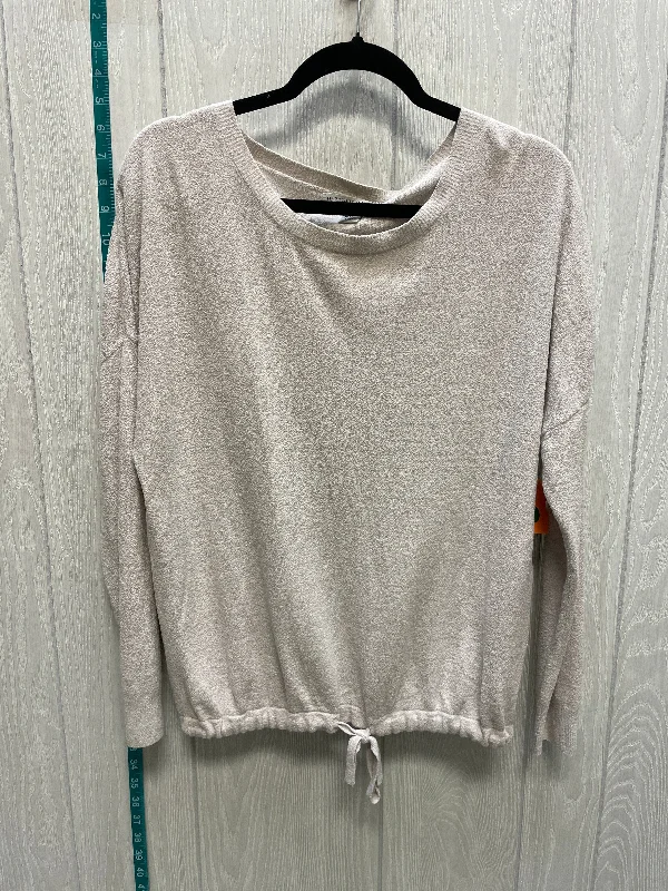 Sand Top Long Sleeve Fleece Pullover Barefoot Dreams, Size S