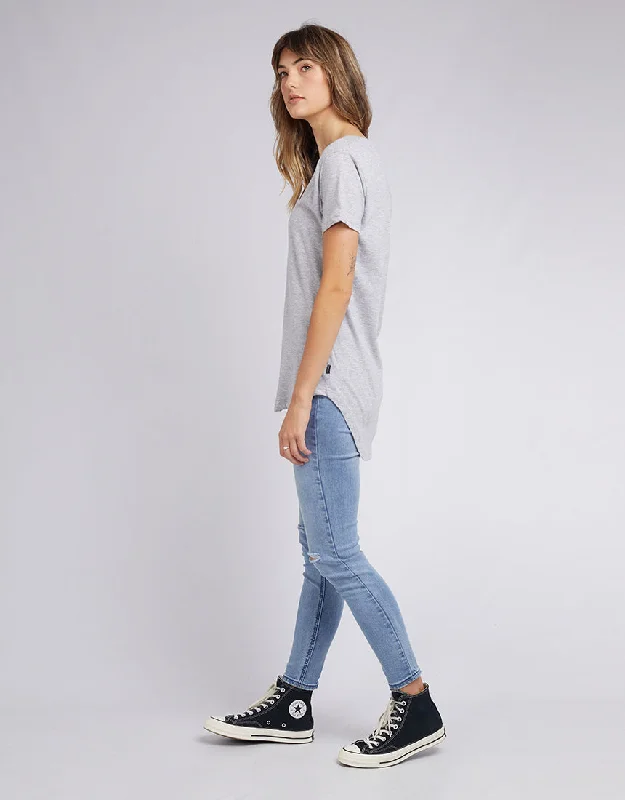 Silent Theory Marvelous Tee Grey Marle