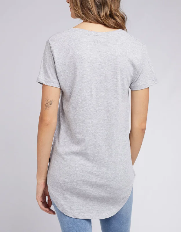 Silent Theory Marvelous Tee Grey Marle