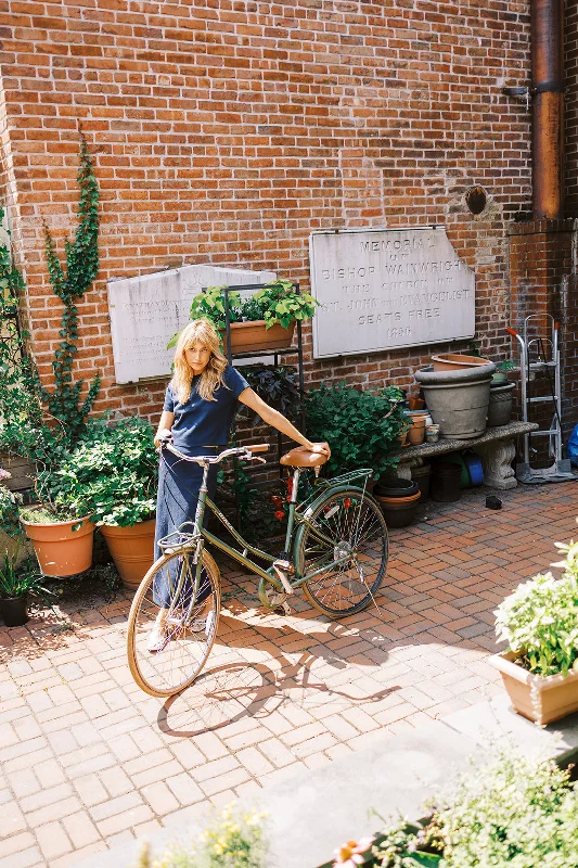 MASON'S DAUGHTER Stella Skirt, Navy Knit