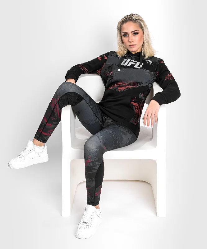 UFC Venum Authentic Fight Week 2.0 Women’s Pullover Hoodie - Black/Red