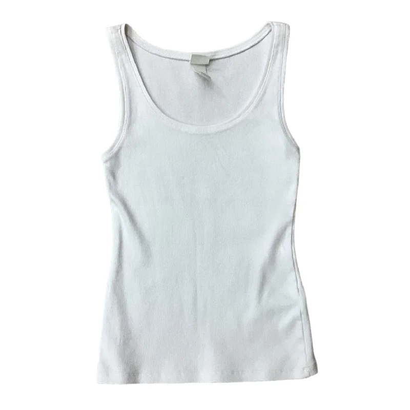 White Top Sleeveless H&m, Size S