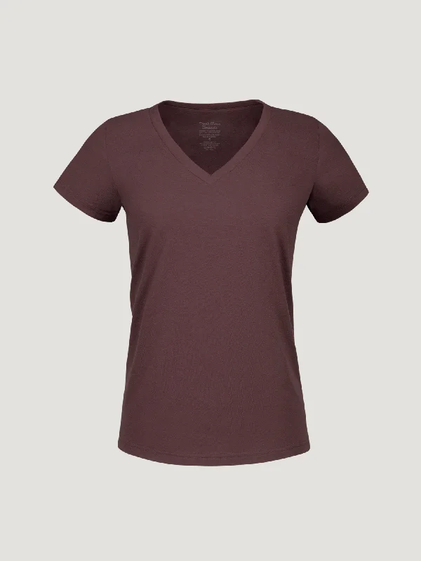 Women's Port Red V-Neck