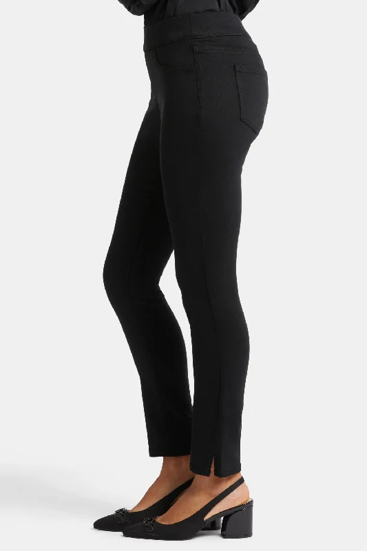 Alina Legging Pull-On Jeans - Overdye Black