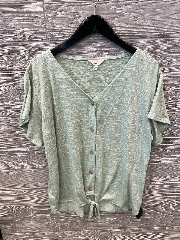 Green Top Short Sleeve Weatherproof, Size Xl