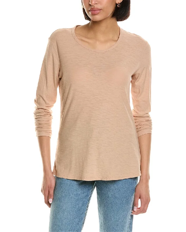 James Perse Crew Neck Long Sleeve T-Shirt