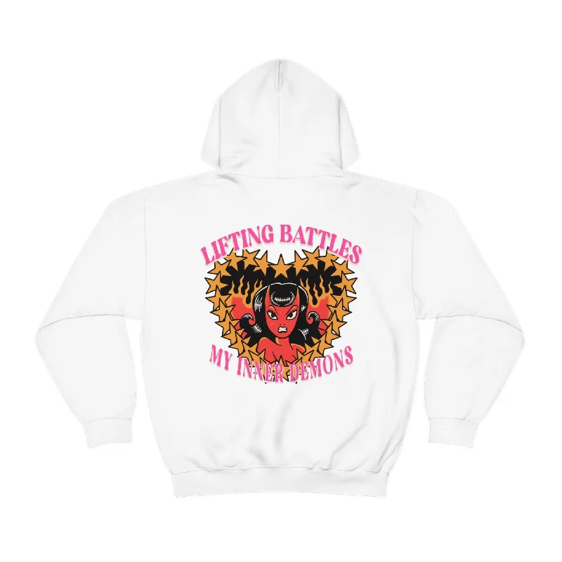 LIFTING BATTLES MY INNER DEMONS -HOODIE