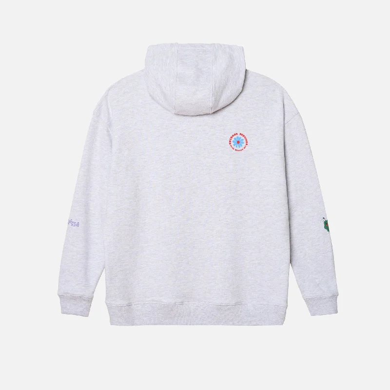 HOODIE RANDOM LIGHT GREY MELANGE