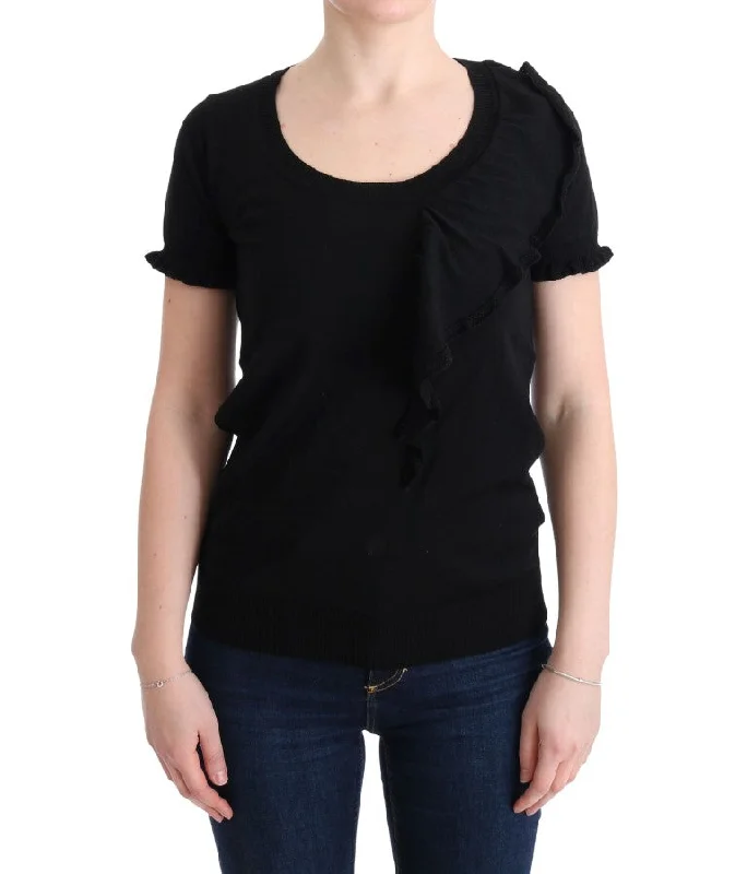 MARGHI LO'  100% Lana Wool Top Blouse Women's T-shirt