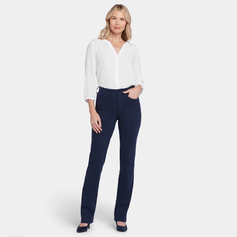 Marilyn Straight Pants - Oxford Navy