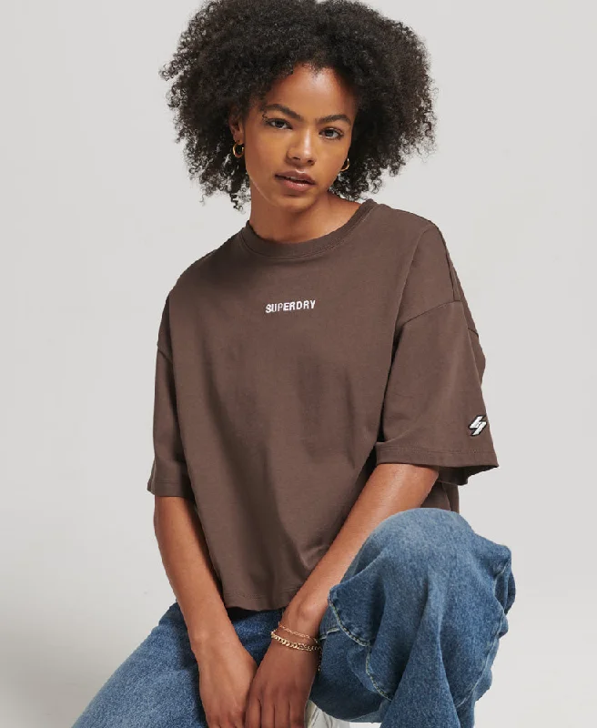 Code Micro Logo T Shirt | French Roast