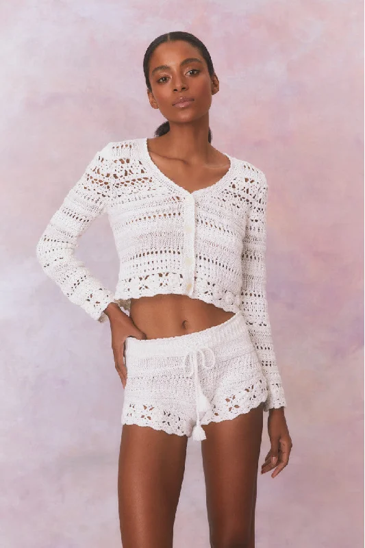 Middleton Cotton Crochet Cardigan