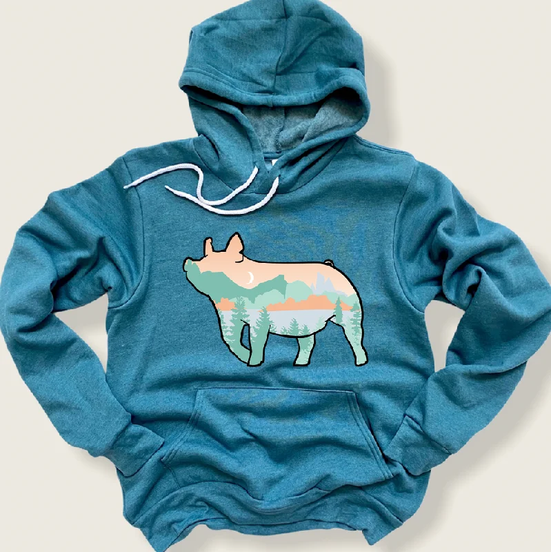 Mountain Pig Hoodie (S-3XL) Unisex - Multiple Colors!