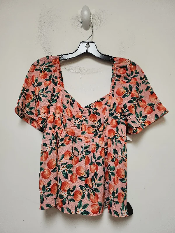 Pink Top Short Sleeve Draper James, Size Xs