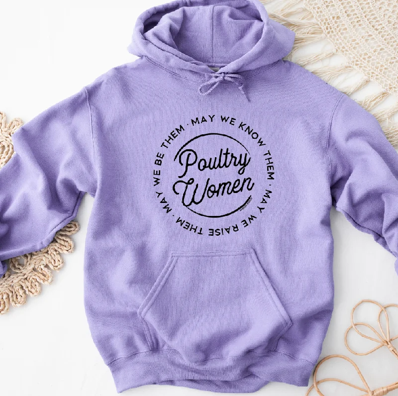 Poultry Women Circle Hoodie (S-3XL) Unisex - Multiple Colors!