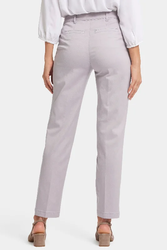 Sadie Slim Pant - Pearl Grey